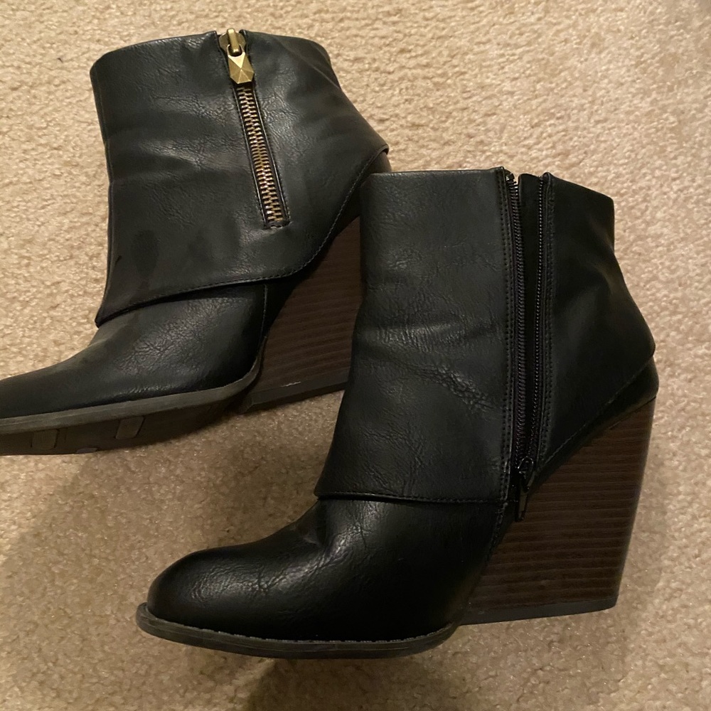Wedge Booties